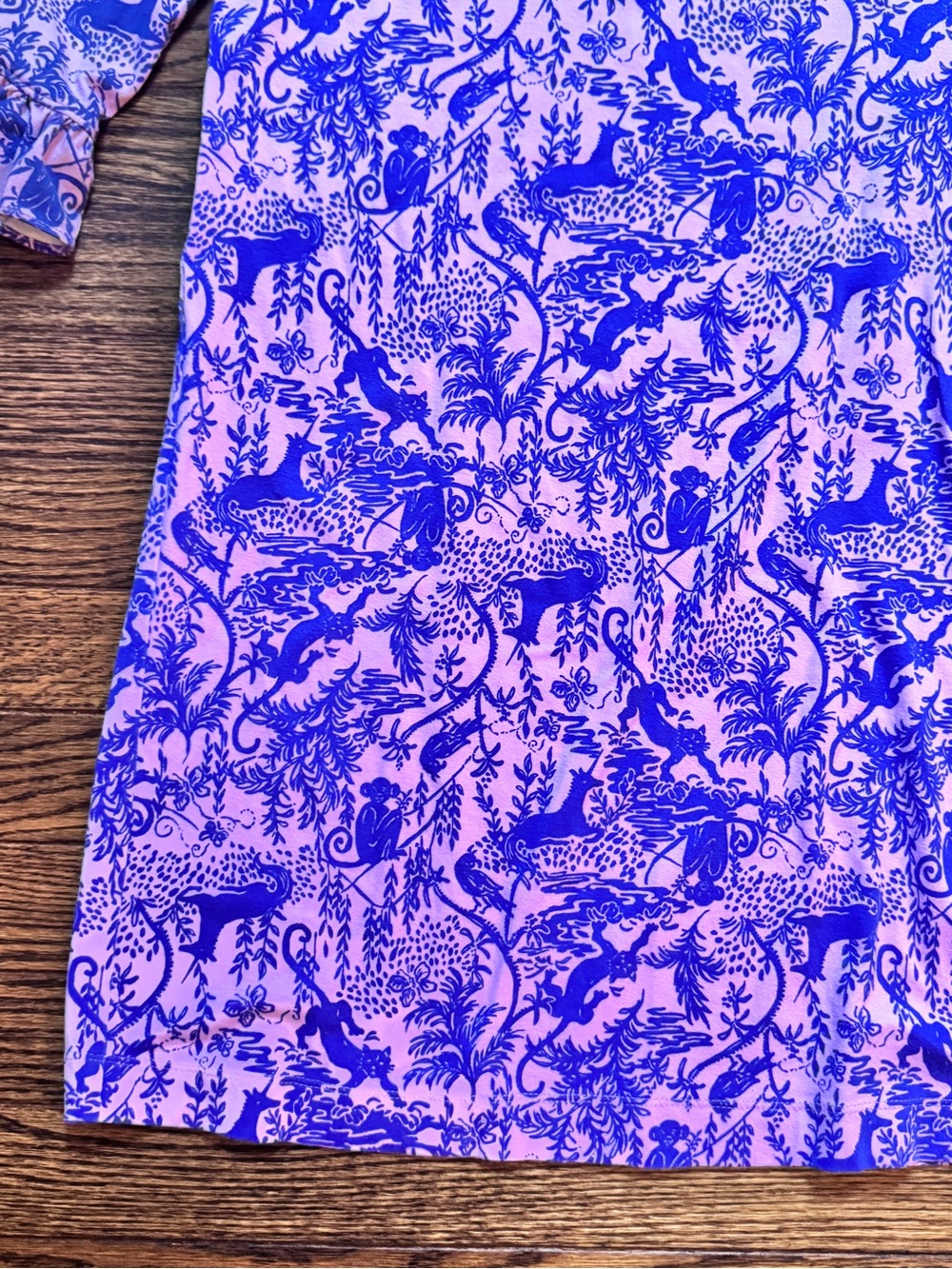 Lilly Pulitzer Mini Sophie Ruffle dress in the "Safari As I Can See" - Picture 3 of 6
